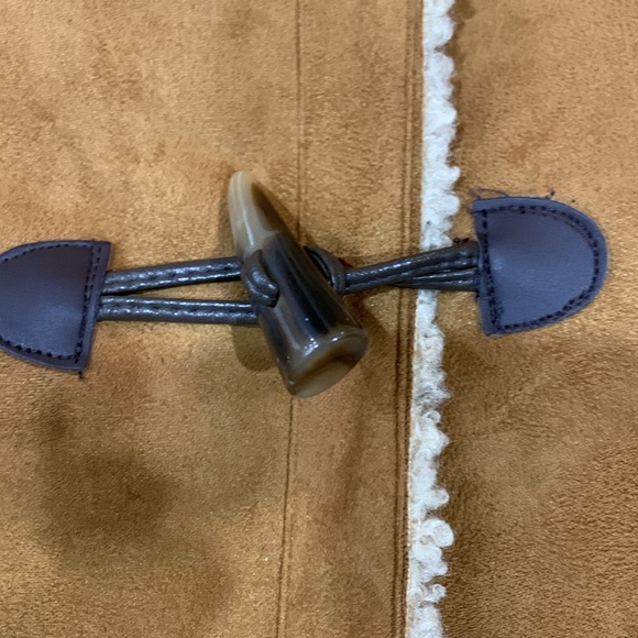 Chelsea &Theodore Faux Suede Shearling Jacket SizeS Women - Picture 5 of 7